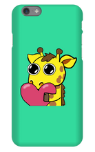 lexxlegion heart giraffe iPhone Phone Cases