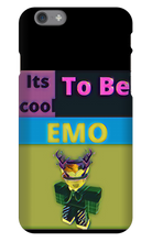 Its Cool To Be EMO iPhone Case(Color Bright  FTX)