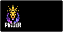 Pinger Left Side Logo XXL Gaming Mousepad