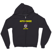 Aito oikee huppari vetoketjulla
