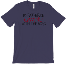 NavyMo I'd Rather Be Gaming (Black/Red) T-Shirts