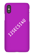 smokeystaggs "I2secs4u" iPhone Phone Cases