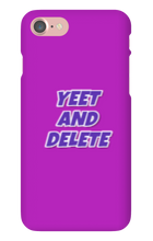 blade442211 yeet and delete iPhone Phone Cases