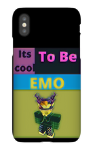 Its Cool To Be EMO iPhone Case(Color Bright  FTX)