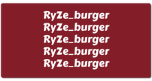 ryze_burger XXL Gaming Mousepad