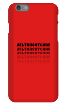 veltadontcare iPhone Phone Cases