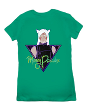 Mannyparadox logo tshirt-women-back