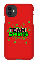 Team Spirits Green Theme iPhone Phone Cases