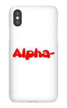 Alpha- iPhone Phone Case