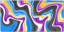 Tri Swirl XXL Gaming Mousepad
