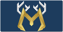 Gold logo XXL Gaming Moosepad