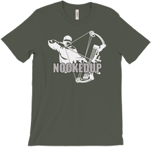 Nockedup White Logo T-Shirts