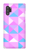 Pink, Blue and White Mosaic Samsung Phonecase