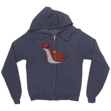 Red Nessie Zip Up Hoodie