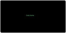 codykuhns XXL Gaming Mousepad