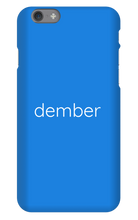 dember Text Phone Case (iPhone)