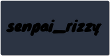 senpai_rizzy XXL Gaming Mousepad fancy