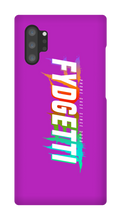 FYDGETTI White Text Design Samsung Phone Case