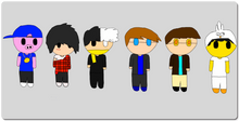 TinyRxmxn and friends XXL Gaming Mousepad