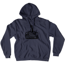 Teknohed Black Joystick No Zip Pull Over Hoody