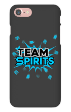 Team Spirits Blue Theme iPhone Phone Cases