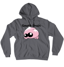 Smooth Brain Hoodies (No-Zip/Pullover)