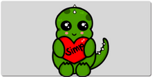 aminerwiener DINO SIMP gaming mousepad