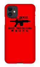 Big Boss Did Nothing Wrong iPhone Phone Case