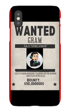 wanted_gram04 iPhone Phone Cases