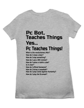 PcBotTeachesThingsWomensShirt