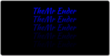 Mr Ender Fading XXL Gaming Mousepad (Blue Text)