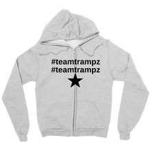 hoodie with zip #teamtrampz comfy