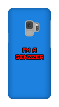 Funda de celular para Samsung con frase roja