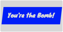 You're the Bomb  Deskmat