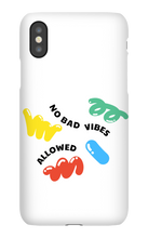 No bad vibes allowed iPhone Phone Case