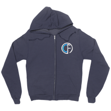 Corner Logo Zip Up Hoodie