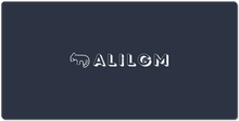 alilgm white logo XXL Gaming Mousepad