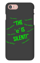 Silent "e" iPhone Phone Case