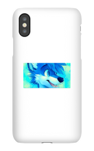 blue wolf iPhone Phone Cases