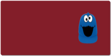 cookie monster right side Gaming Mousepad