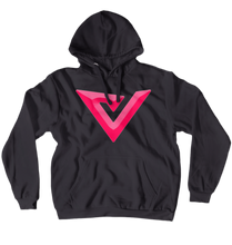Vance Pink Logo Hoodies