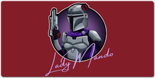 LadyMando (full logo) XXL Gaming Mousepad
