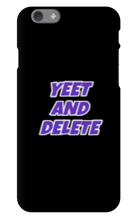 blade442211 yeet and delete iPhone Phone Cases