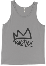 camiseta tirantes logo negro raqtlol