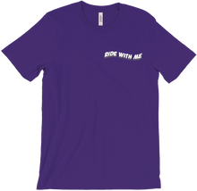 T-Shirts "Ride with me" Cali SB (Black, Purple)