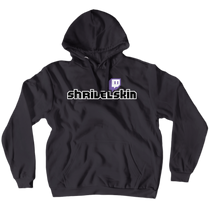 Black Logo ShrivelHoodie (No-Zip/Pullover)