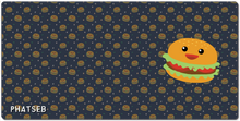 Colorful Burger XXL Mat