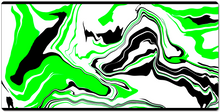 Green and black twirl  XXL Gaming Mousepad