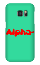 Alpha- Samsung Phone Case