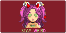 Satanic Khaos Stay Weird XXL Gaming Mousepad
